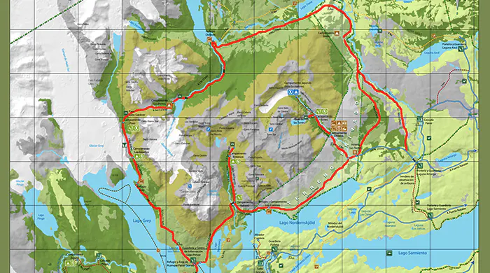 Circuito-grande-Circuito-o-mapa-torres-del-paine-Patagonia-Chile