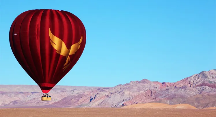 Vuelo de globo sobre Desierto de Atacama