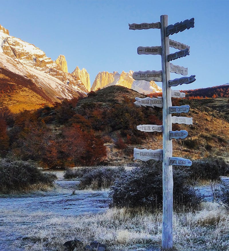 Direcciones en Parque Nacional