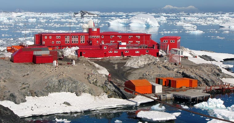 Base militar chilena en la antartica