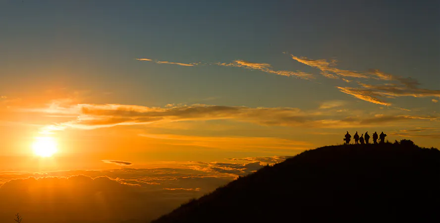 Amanecer romántico en Perú