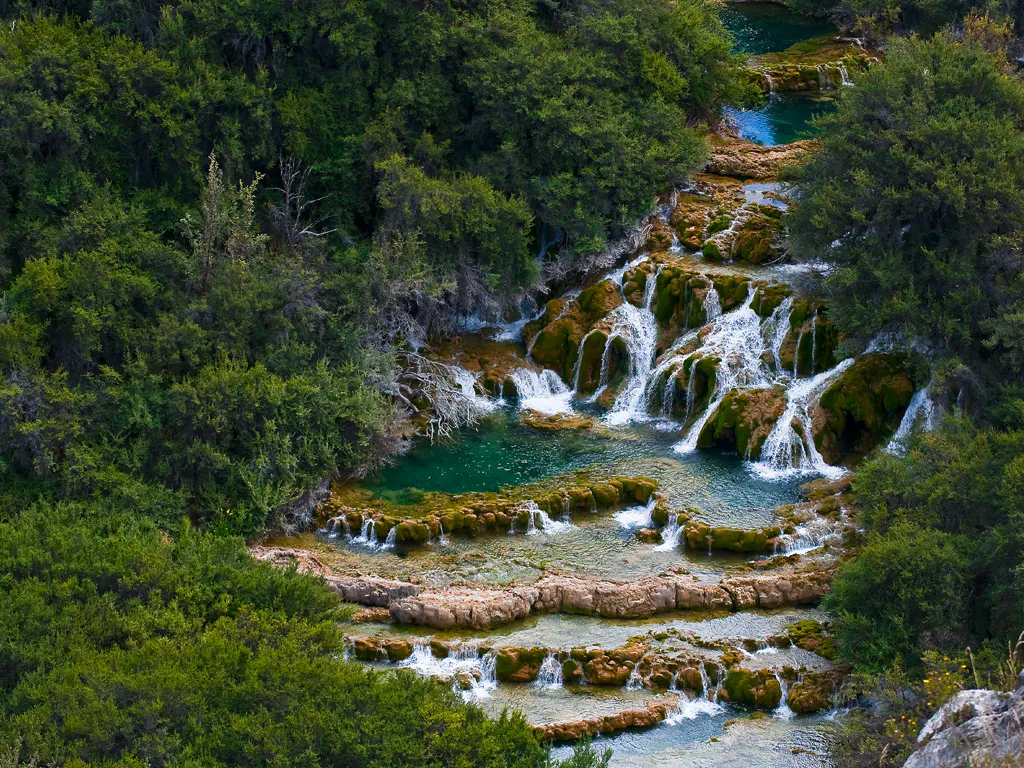 bosque-amor Pequeñas cascadas enmedio de bosque