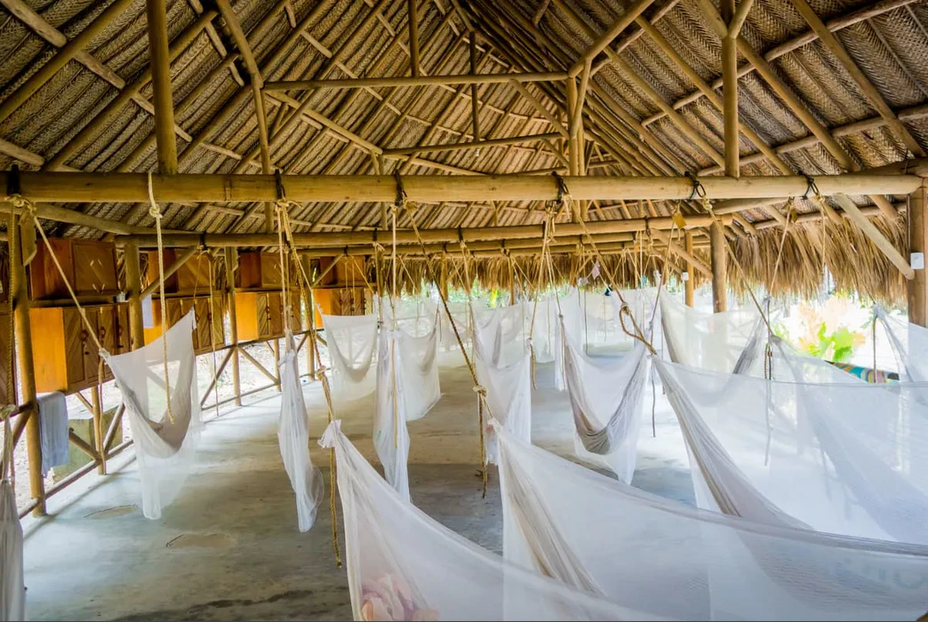 Hamacas en campamento hacia la ciudad perdida
